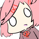 ddlc_natsuki_derp emote