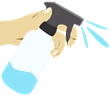 Spray emote