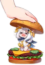 PaimonBorgerStop emote