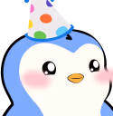 PenguPartyHat emote