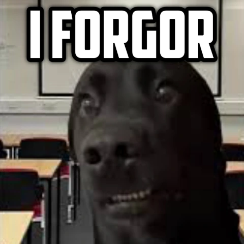 i_forgor emote