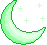 greenglittermoon emote
