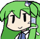 SanaeRocking animated emote