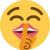 shush emoji