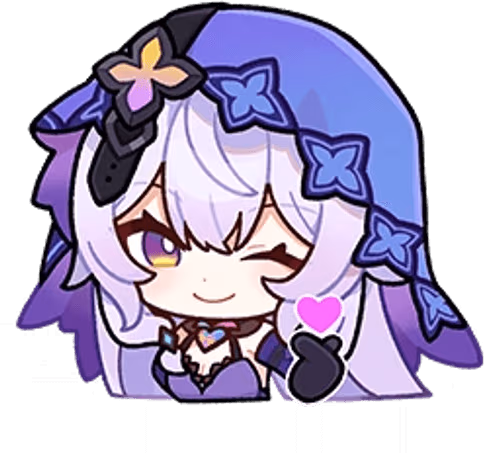 BlackSwan_FingerHeart emote