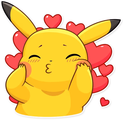 pikachu_love emote