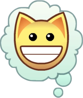 Animal_Jam_Thought_Smile emote