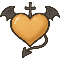 Goldgothheart emote