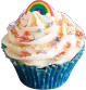 rainbowcupcake2 emote