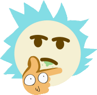 Rick_and_Morty_Think static emote