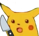 pikaGaspKnife emoji