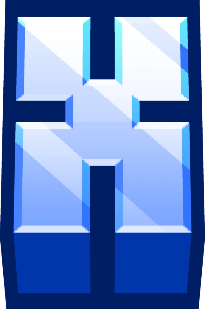 minecraft_blue_X emoji