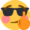Flushed2cool emote