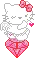 HelloKittyDiamondAngel emote