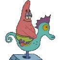 SeahorseRidePatrick emote