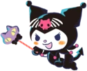 kuromi_dressup emote