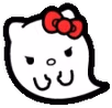 HelloKittyGhost emote