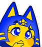 Ankha_Think emote