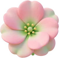 Pinkgreenflower emote