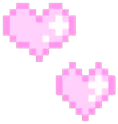 hearts emote