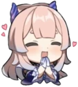 kokomi_hearts emote