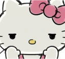 hellokitty_unimpressed emote