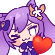 keqing2Heart emote