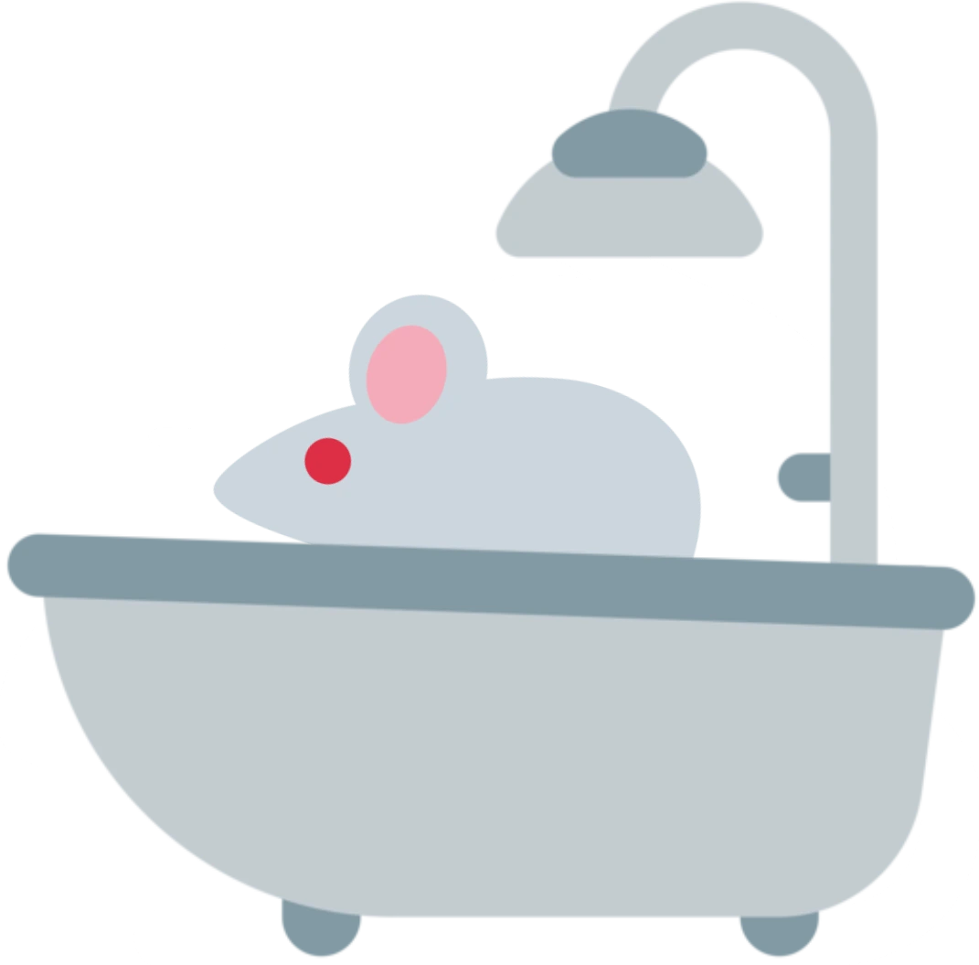 mouseintheshower emoji