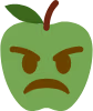 AngryGreenApple emote