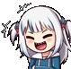 GawrGuraScaredAnimated emote