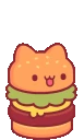 NekoBurgerBounce emote