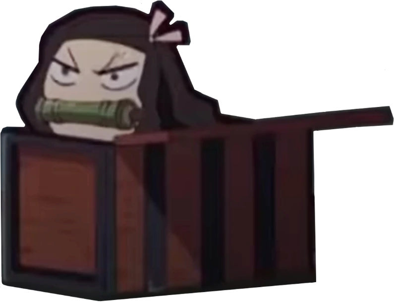 AngryBoxNezuko emote