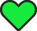 Greenheartgif emoji
