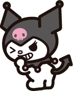 kuromi_mischievous emote