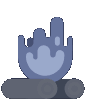 Blue_campfire animated emote