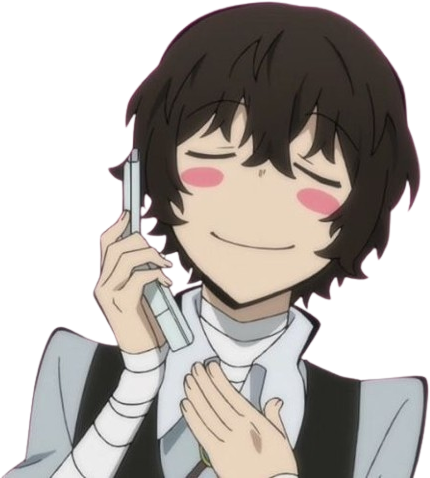 Dazai_blushing static emote