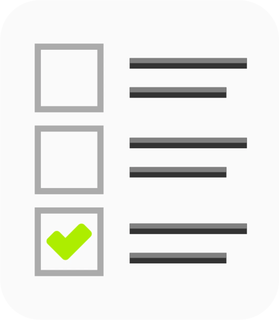 Checklist emote