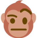 monke_raised_eyebrow emote