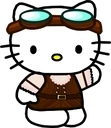 SteamPunkHelloKitty emote