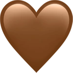 ios_brownheart emote