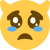 Sad static emote