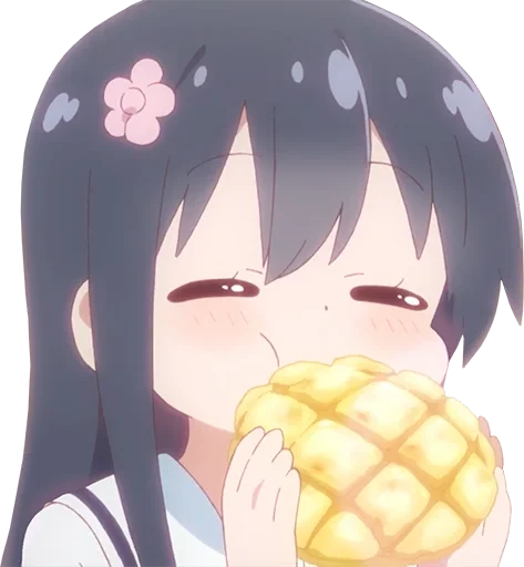 Hana_Shirosaki_Melonpan emote