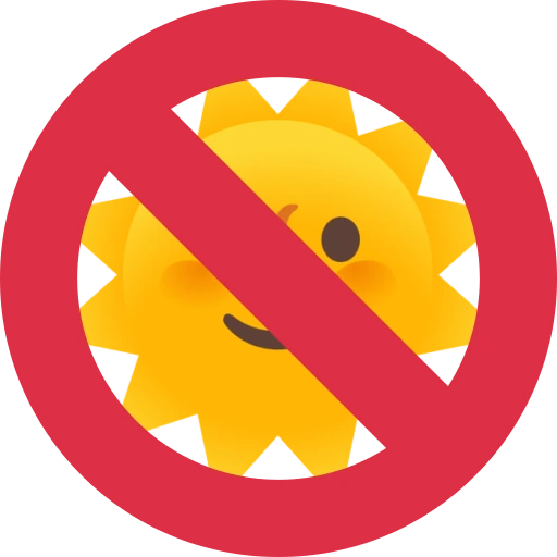 No_sun emote