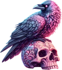 Livelydepictionofcrow emote