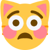 flushedcatbutsad emote