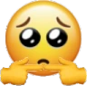 Shy emoji