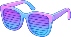 Vaporwavesunglasses emote