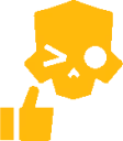 1skull_thumbsup emote