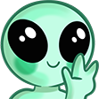 SweetAlien static emote