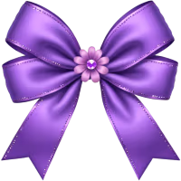Purpleflowerbow emote